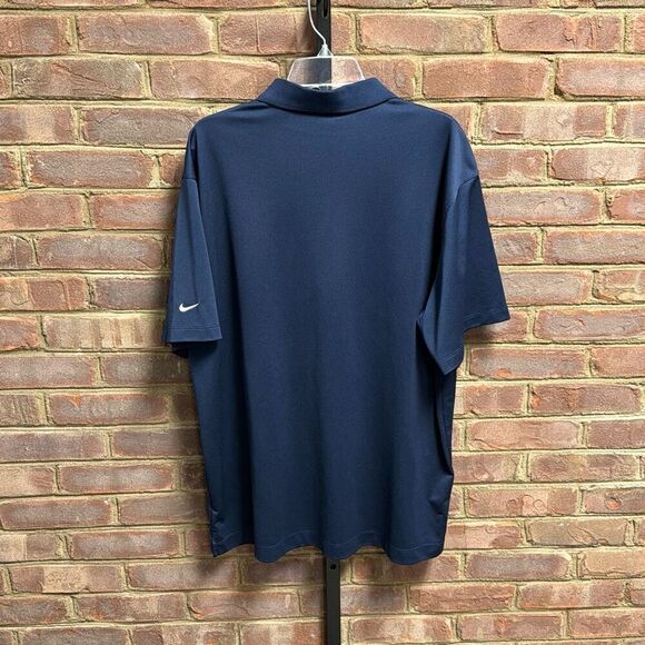 Nike Men’s Golf Navy Dri Fit Short Sleeve Polo Shirt Size XL - Picture 3 of 5